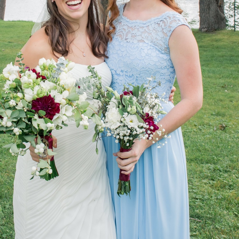 Prom or Bridesmaid dress in Ice Blue